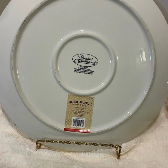 Little Red Truck Platter Certified International 13” - Picture 7 of 9